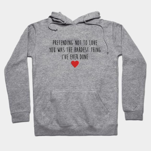 Toby, Pretty Little Liars - Pretending Not to Love you Hoodie by qpdesignco